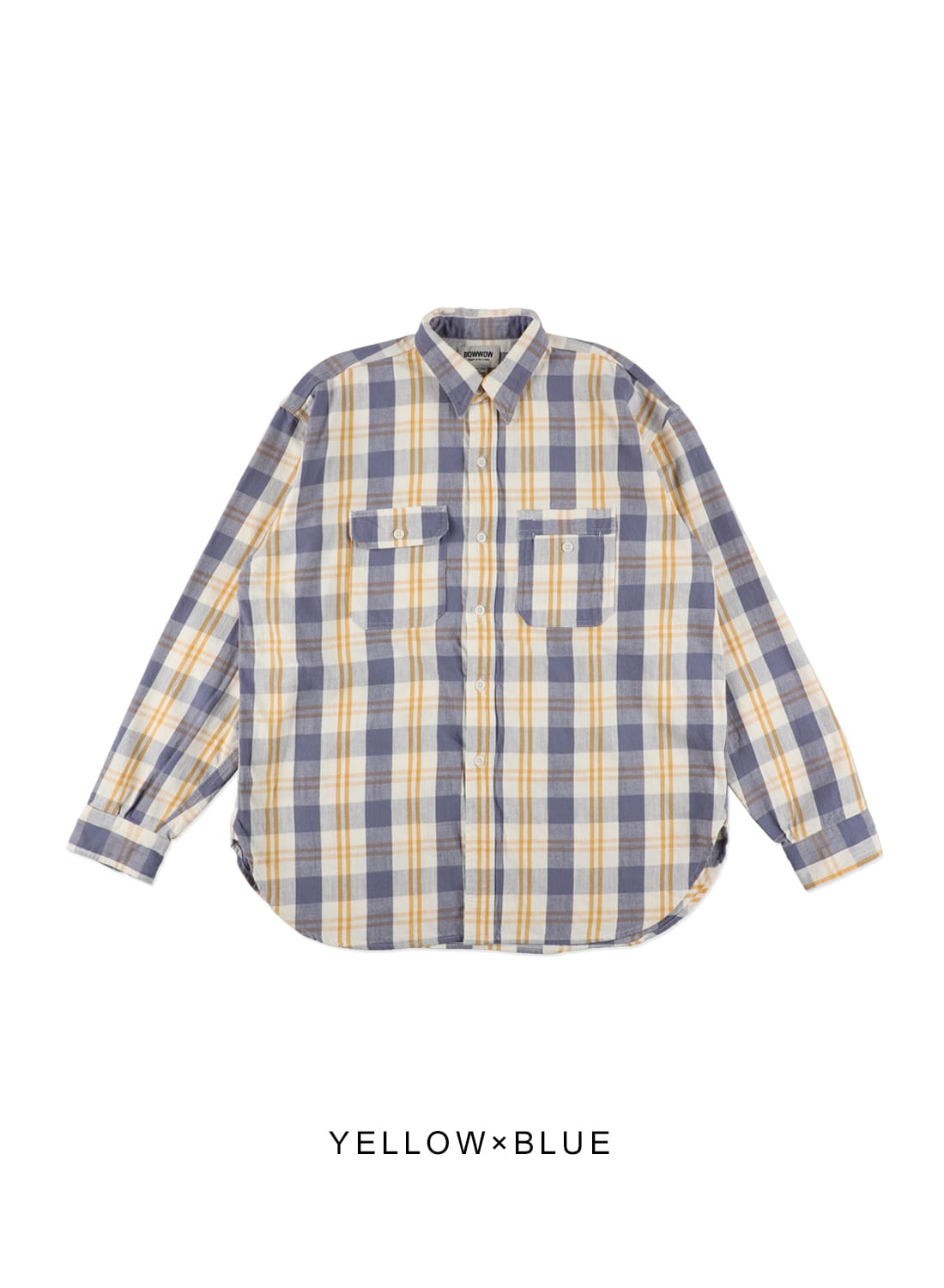 bowwow 26ss チェックシャツ BOWWOW（バウワウ）UNIQUE POCKET CHECKED FLANNEL SHIRT（ユニーク