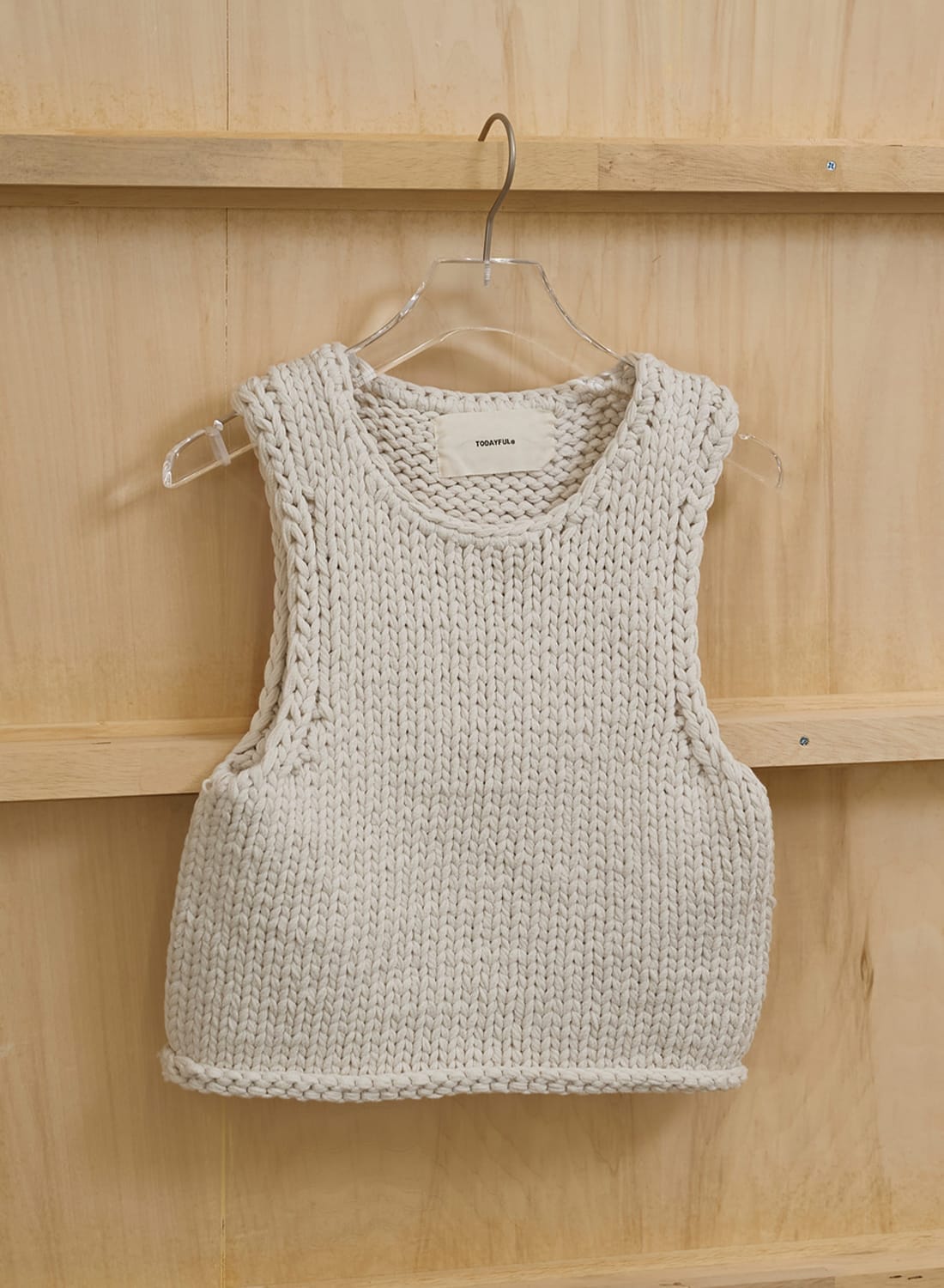 TODAYFUL(トゥデイフル)/Hand Knit Vest(ハンドニットベスト)/2026春夏