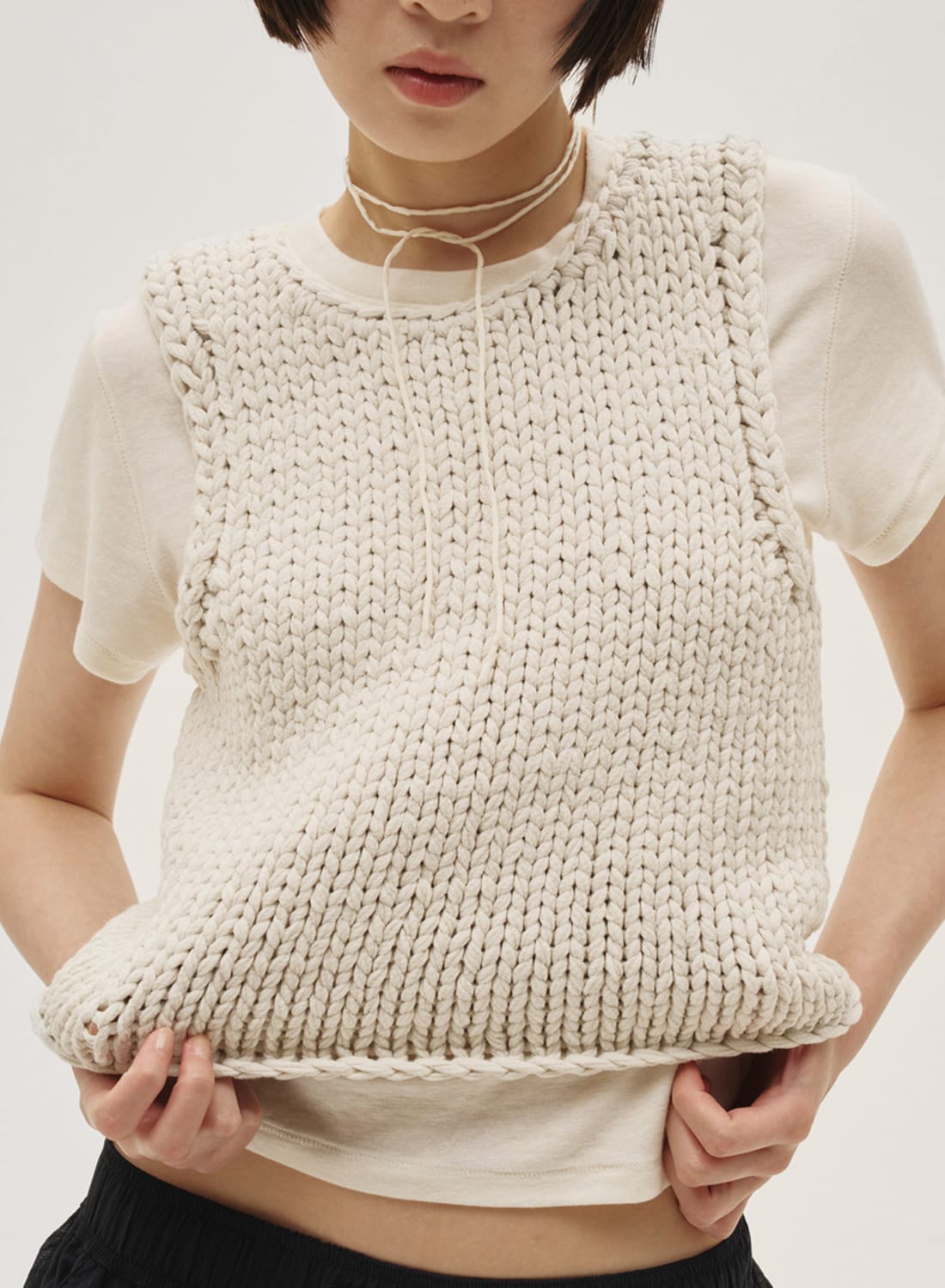 TODAYFUL(トゥデイフル)/Hand Knit Vest(ハンドニットベスト)/2026春夏