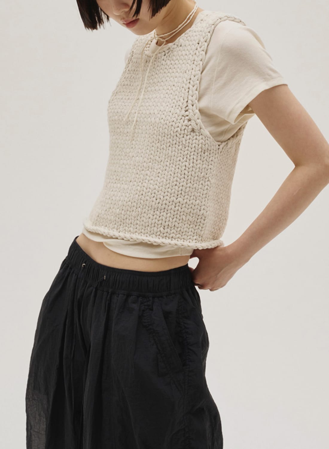 TODAYFUL(トゥデイフル)/Hand Knit Vest(ハンドニットベスト)/2026春夏