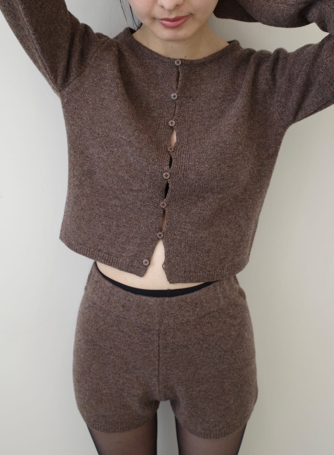 【新品、未使用】todayful カシミアコンパクトカーディガン モカ TODAYFUL(トゥデイフル)/Cashmere Compact Cardigan(カシミア