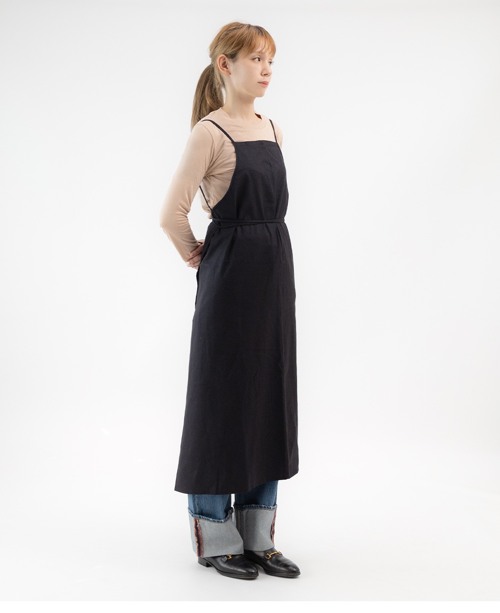 Baserange ベースレンジ シルク ユミ エプロンドレス エプロン  