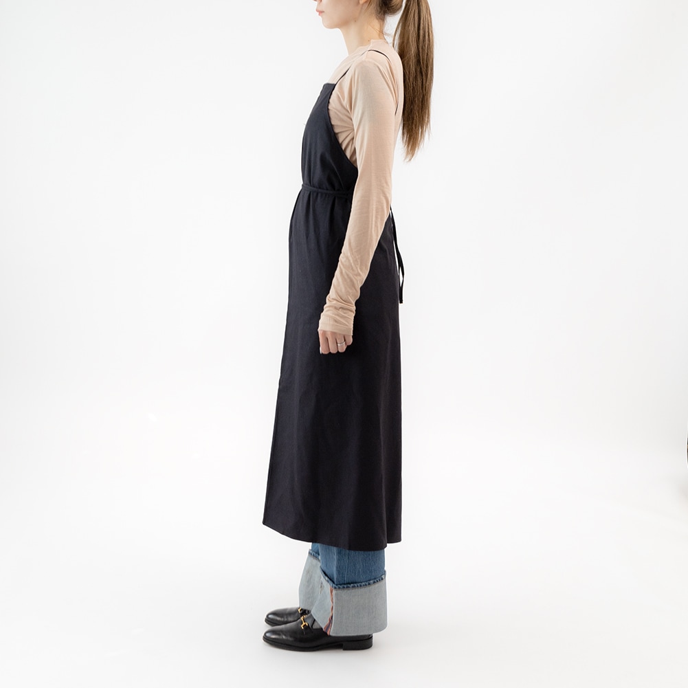 Baserange ベースレンジ シルク ユミ エプロンドレス エプロン 