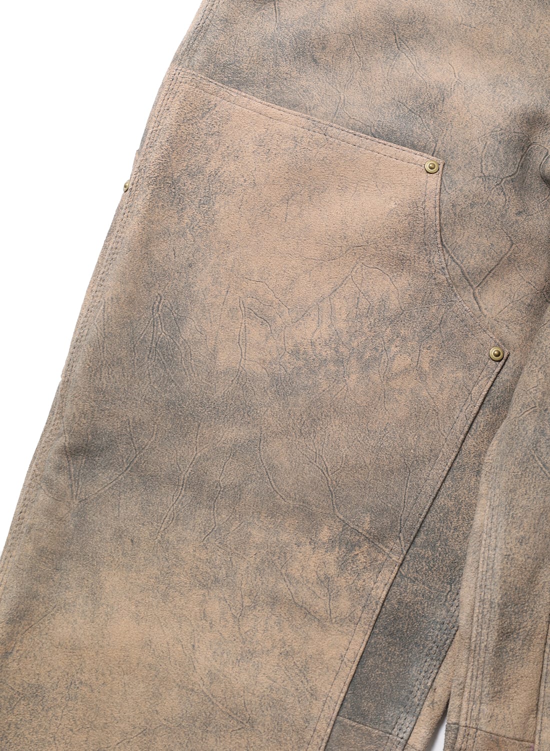 SEVEN BY SEVEN（セブンバイセブン）LEATHER DOUBLE KNEE PANTS- Goat