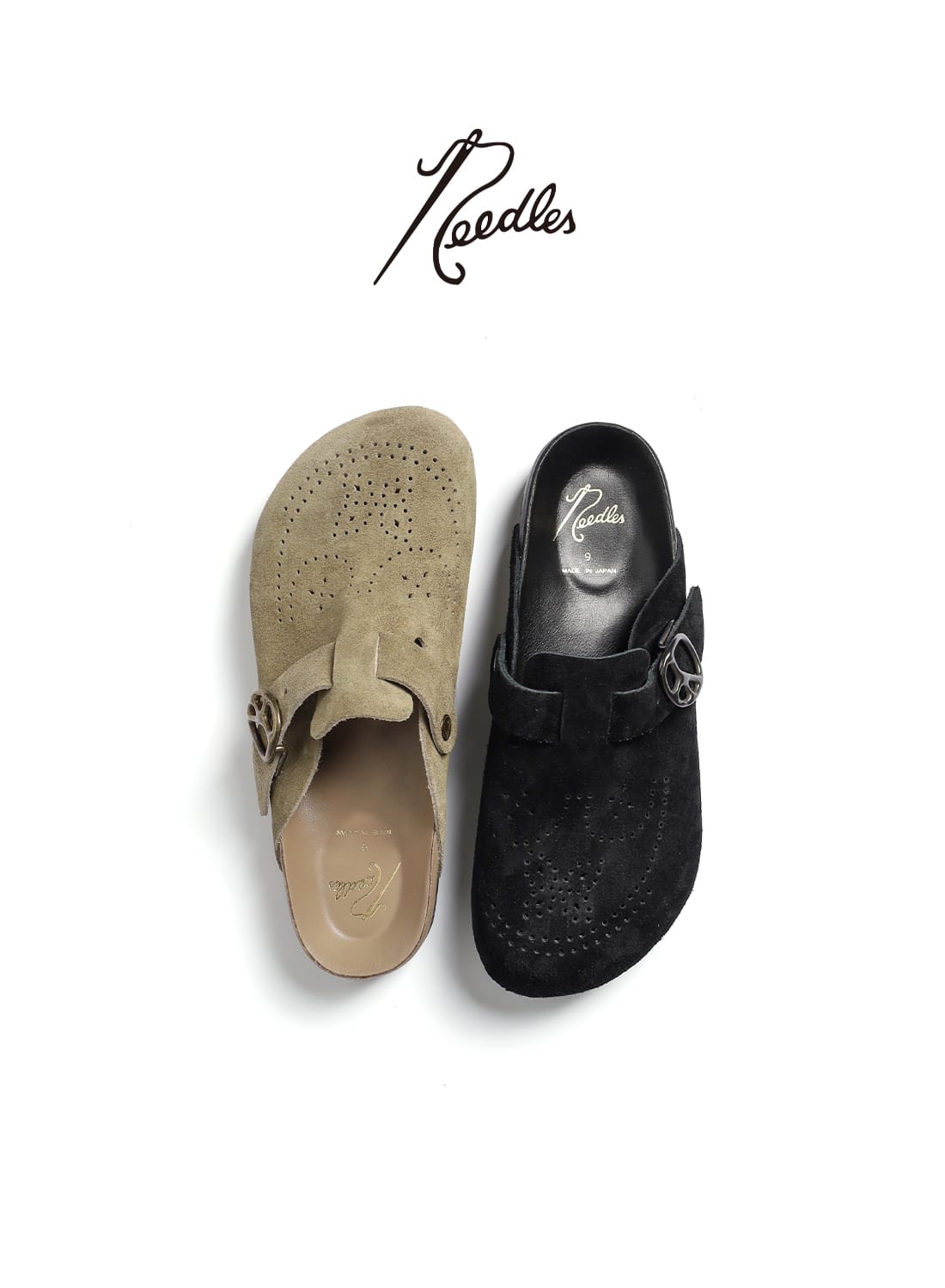 Crizzy Heart　ニナリッチ&ジルサンダー NEEDLES（ニードルズ）Clog Sandal - Suede Lthr.（クロッグサンダル
