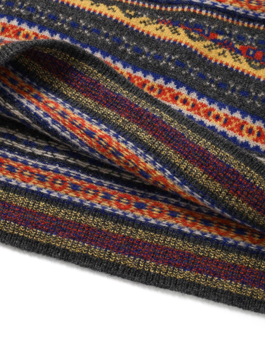 COOHEM（コーヘン）CRAZY FAIR ISLE KNIT P/O（クレイジー フェア 