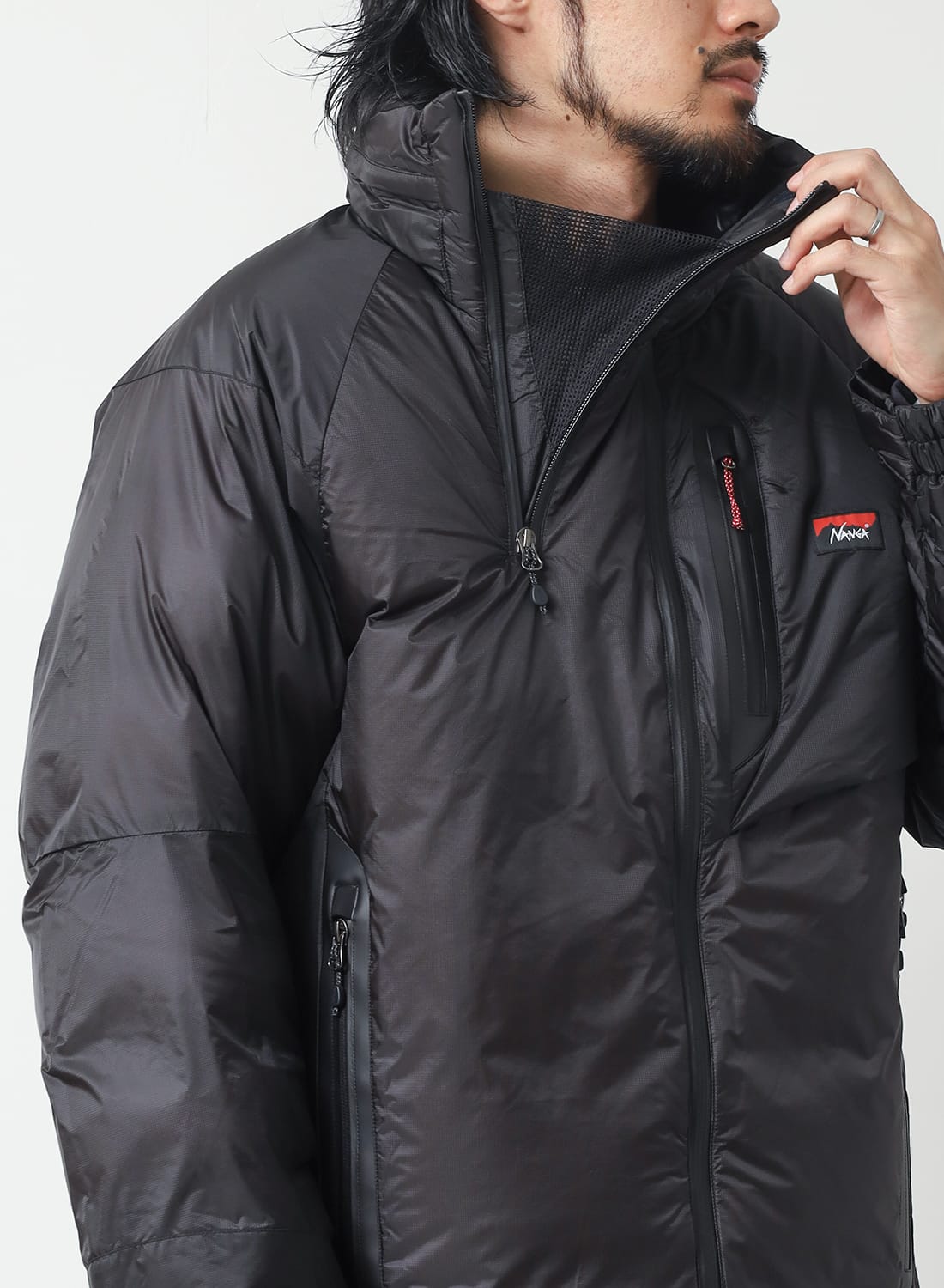 NANGA（ナンガ）AURORA TEX LIGHT STAND COLLAR DOWN JACKET MIKAMI