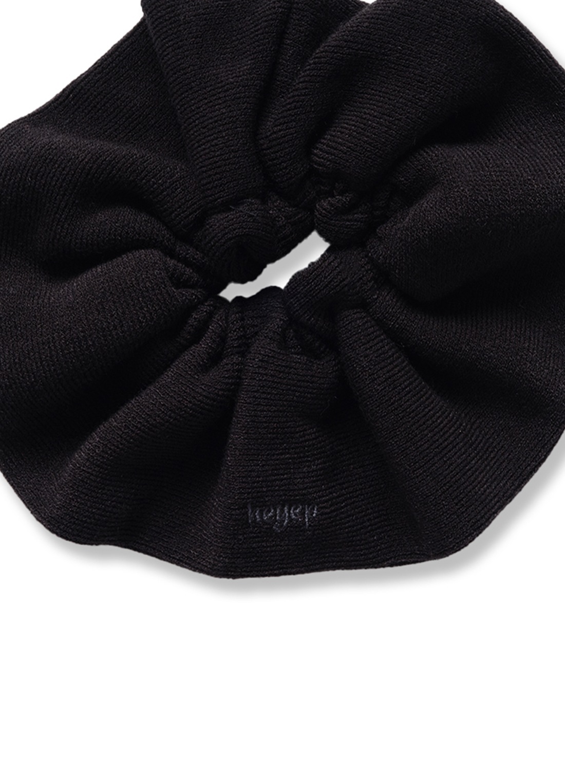 heyep(ヘイップ)/Knit Logo Scrunchie(ニットロゴシュシュ)/ロゴ入り