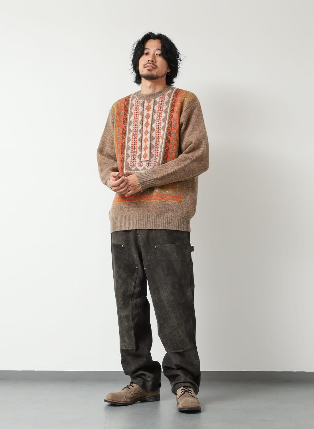 South2 West8（サウスツー ウエストエイト）Crew Neck Sweater