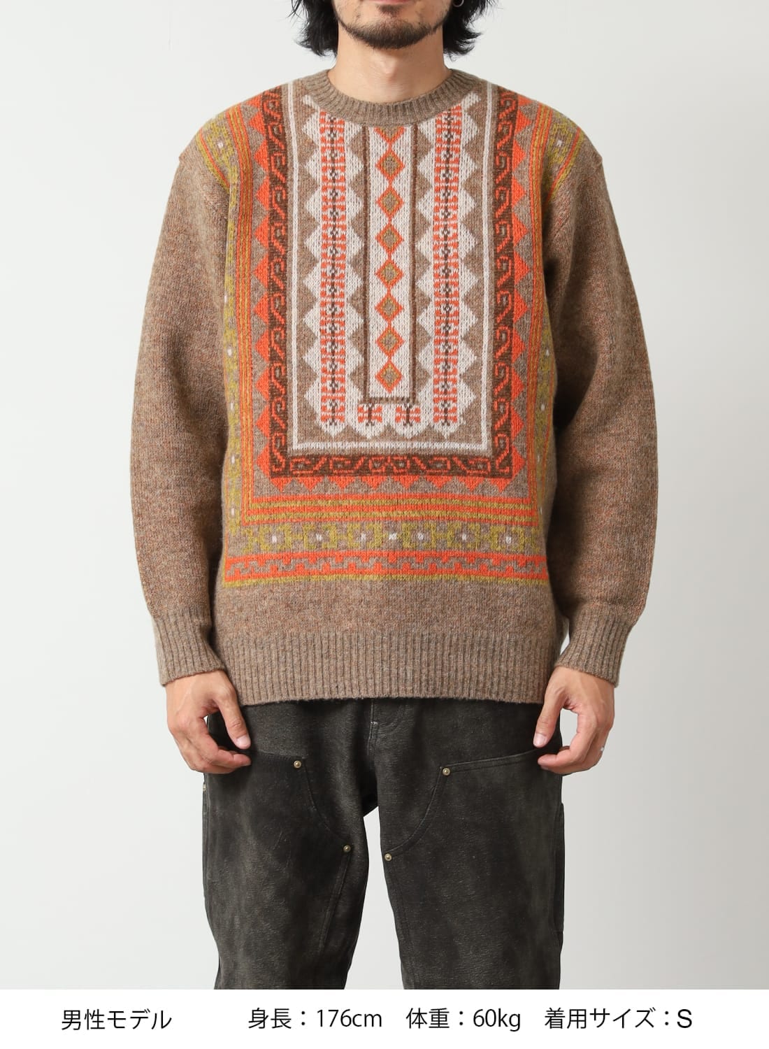 South2 West8（サウスツー ウエストエイト）Crew Neck Sweater