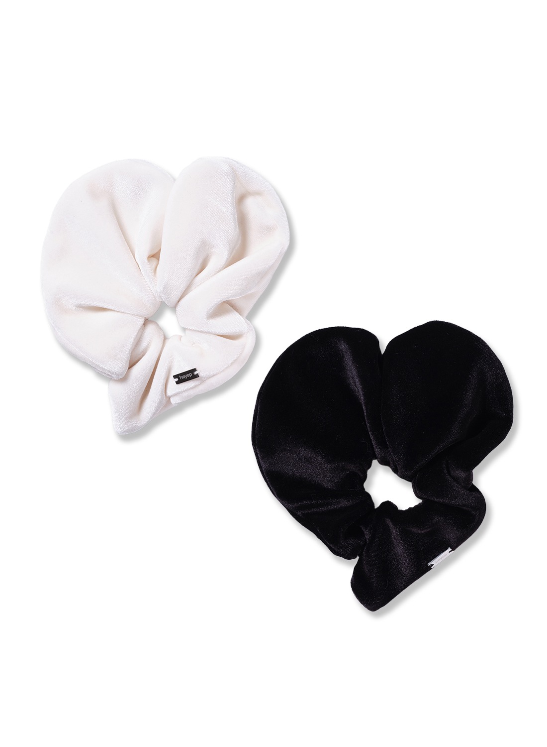 heyep ヘアゴム heyep(ヘイップ)/Velour Heart Scrunchie-Medium(ベロアハートシュシュ