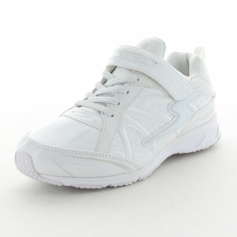 ムーンスター スーパースター 子供靴 Ss J758 ホワイト バネのチカラ オールホワイト 防水設計 子供靴 ムーンスター スーパースター ジュニア ムーンスター オフィシャルオンラインショップ