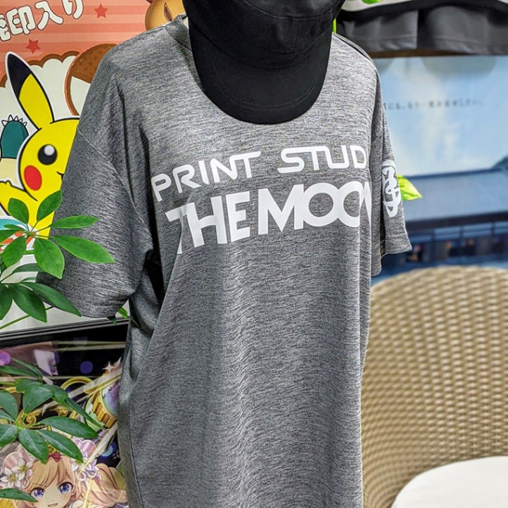 ドライTシャツ 【ポリエステル100% オンデマンドカラー印刷 名刺大相当】