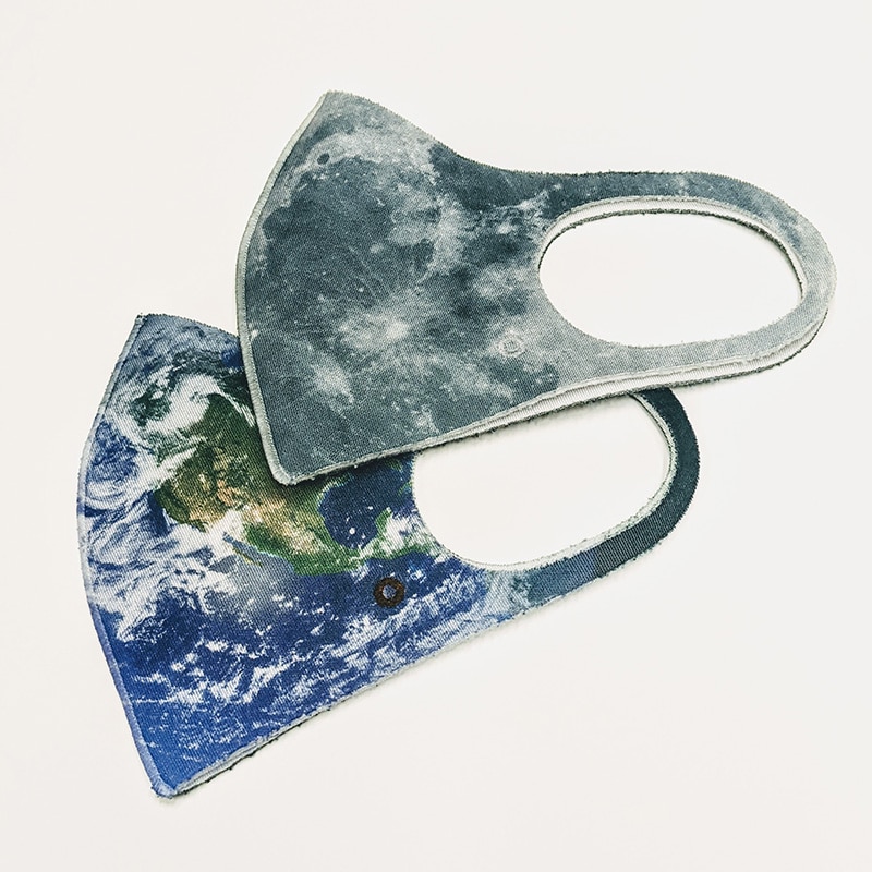 ウレタンマスク 【昇華転写カラー印刷 マスク右半分全面または左半分全面】