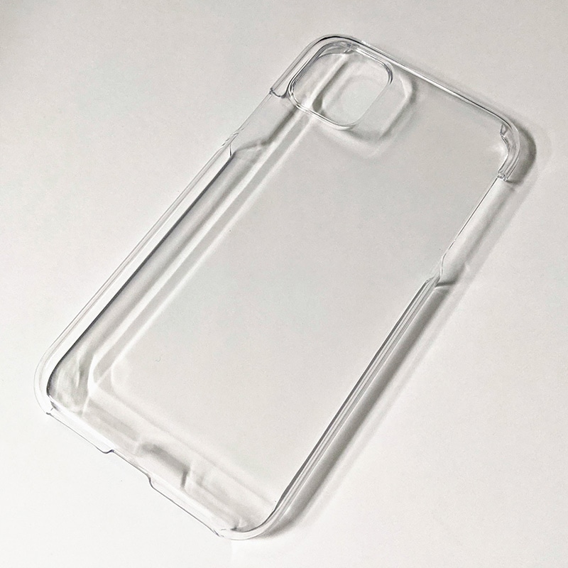 iPhone11ハードケース 【クリアケース カラー+白印刷】
