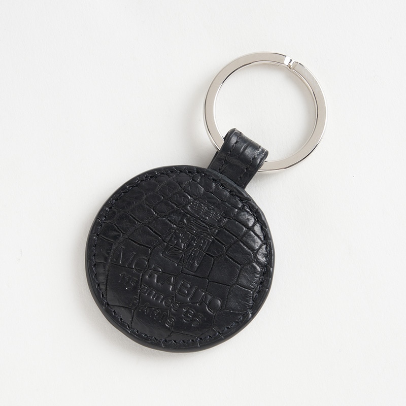 Blason Key Ring キーリング クロコダイル ブラック | モラビト 