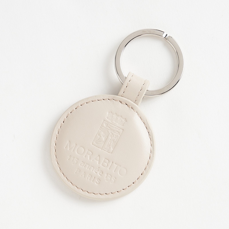 美品✨️ MORABITO モラビト ブラゾン キーリング 南京錠 チャーム Blason Key Ring キーリング カーフ パンナ | モラビト
