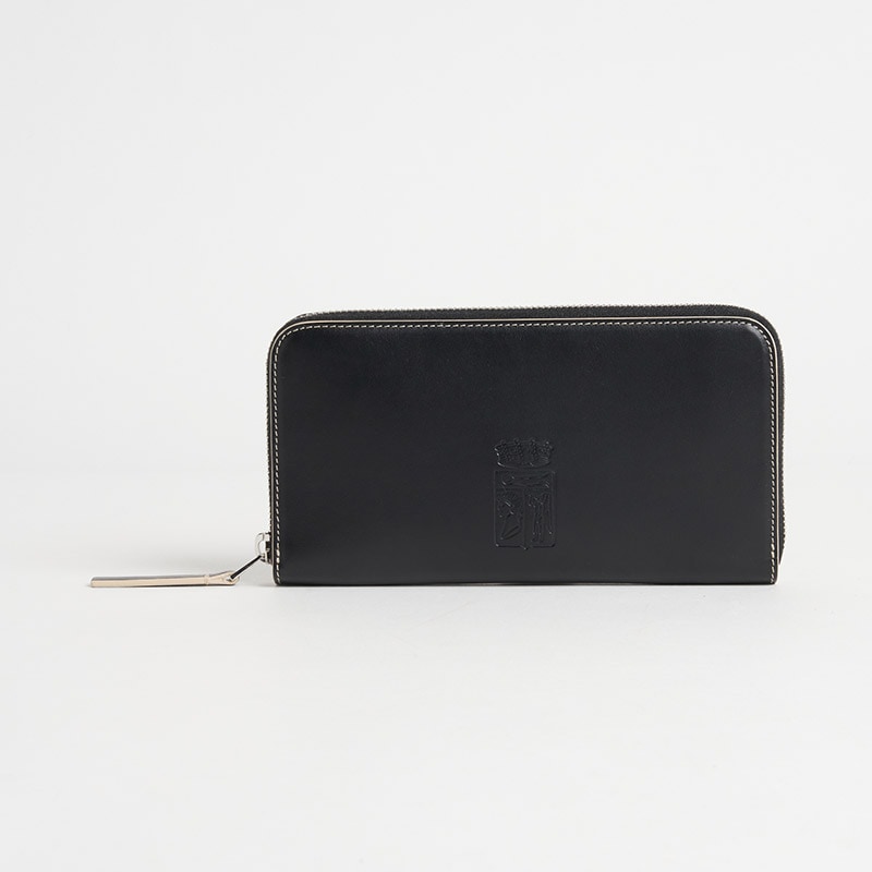 Blason Long Zip Wallet ブラゾン 長財布（ZIP) スムースカーフ