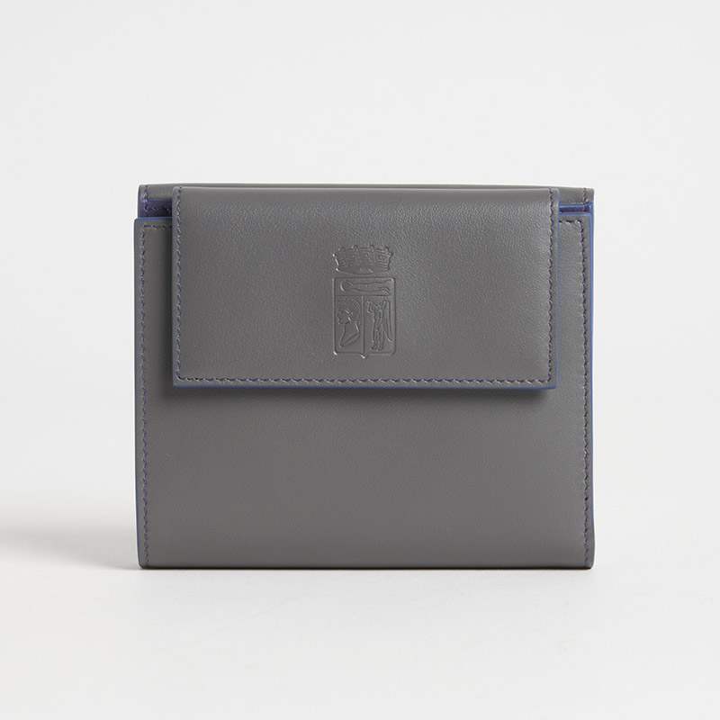 smythson グレー 二つ折り財布 SMALL CONTINENTAL smythson グレー 二つ折り財布 SMALL CONTINENTAL