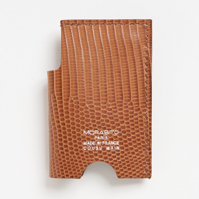 リザード ミンティアケース リザード BROWN