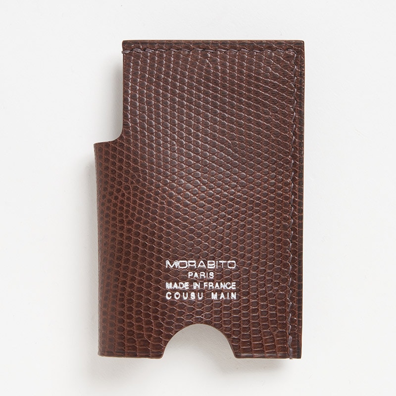 リザード ミンティアケース リザード DARK BROWN