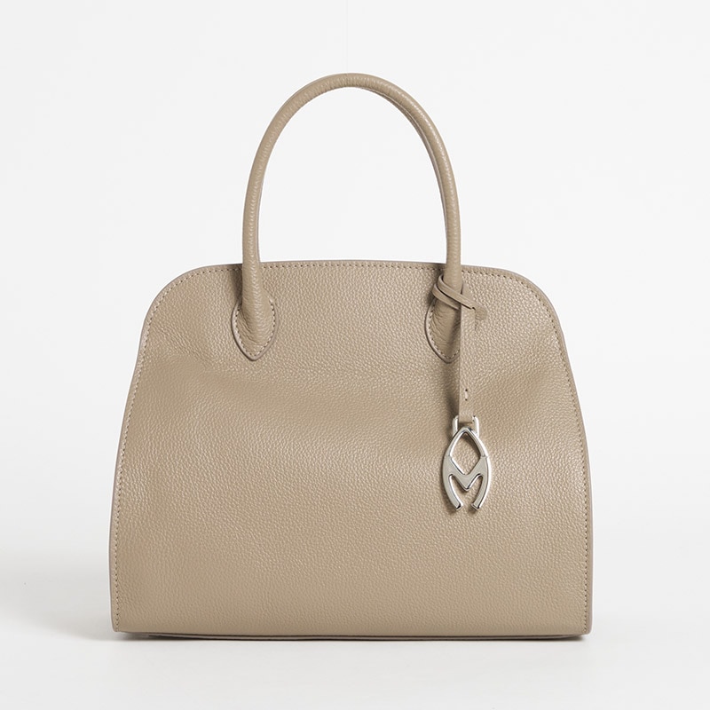 M Sac a main/Mサックアマン カーフ TAUPE