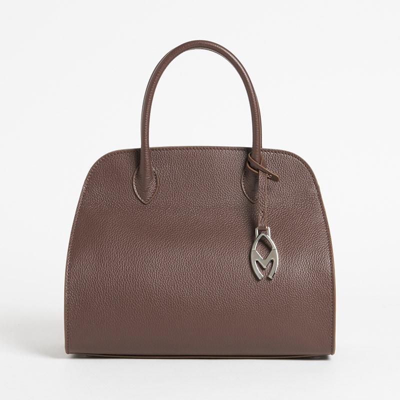 M Sac a main/Mサックアマン カーフ BROWN