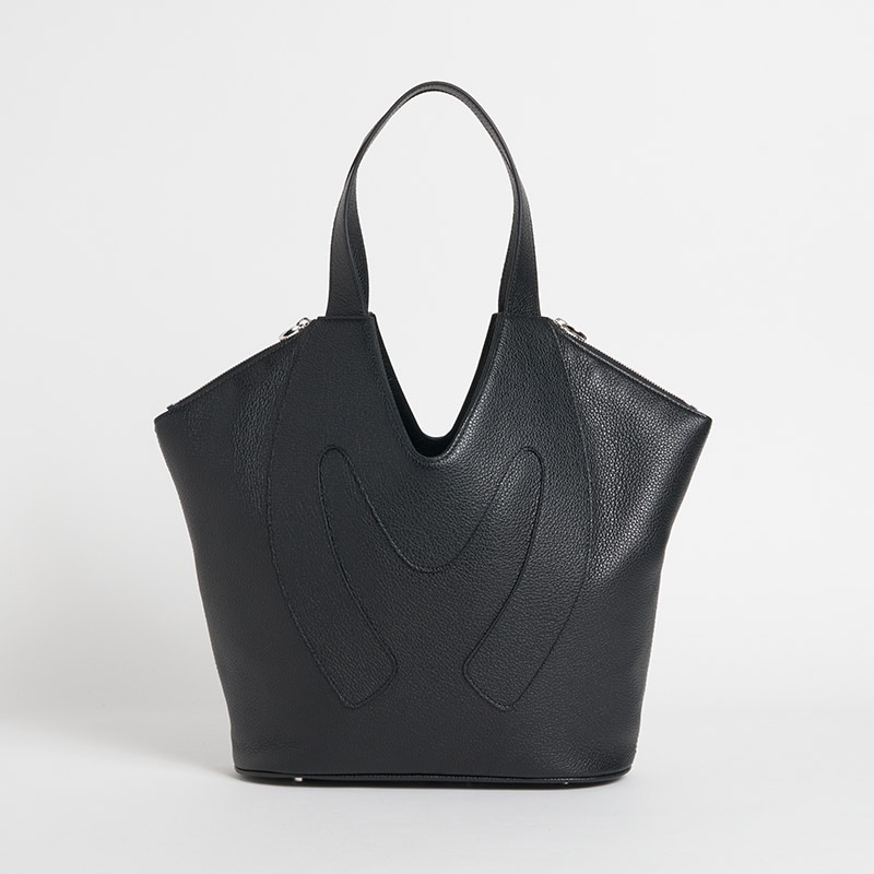 M Cavas Tote/Mカバトート カーフ BLACK