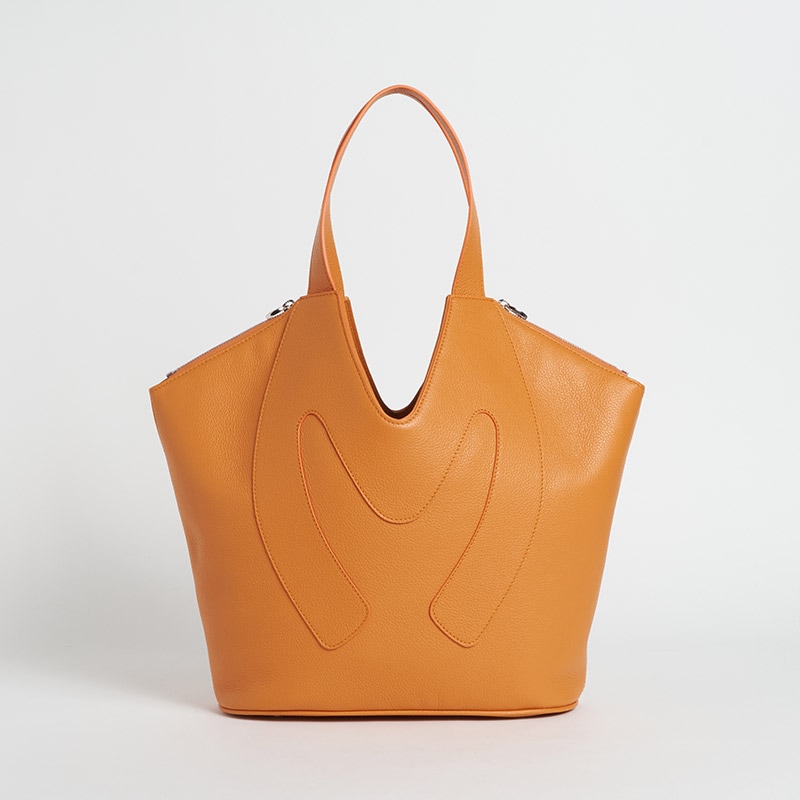 M Cavas Tote/Mカバトート カーフ ORANGE