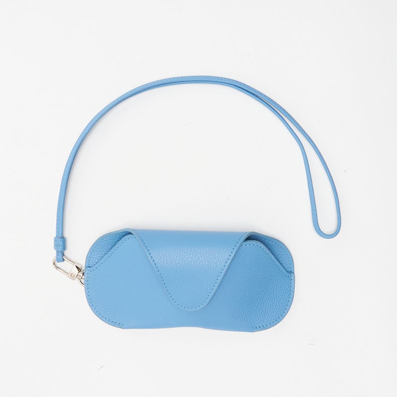 アイウェアケース カーフ LIGHT BLUE