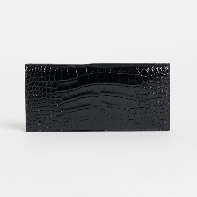 長財布(マチつき) アリゲーター BLACK