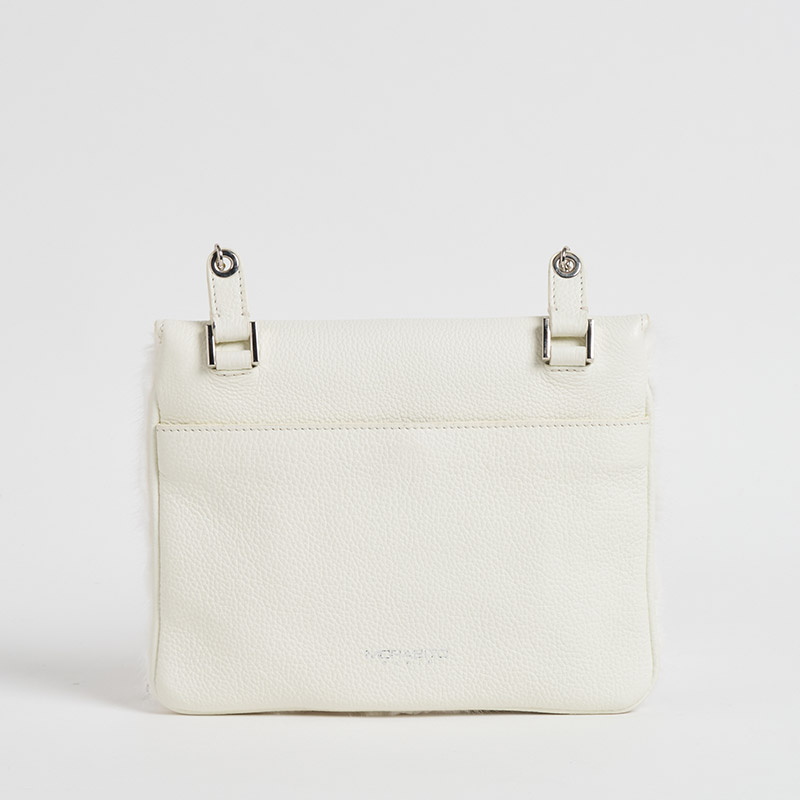 Vendome Bis Pochette ヴァンドームビス・ポシェット ミンク×カーフ アイボリー