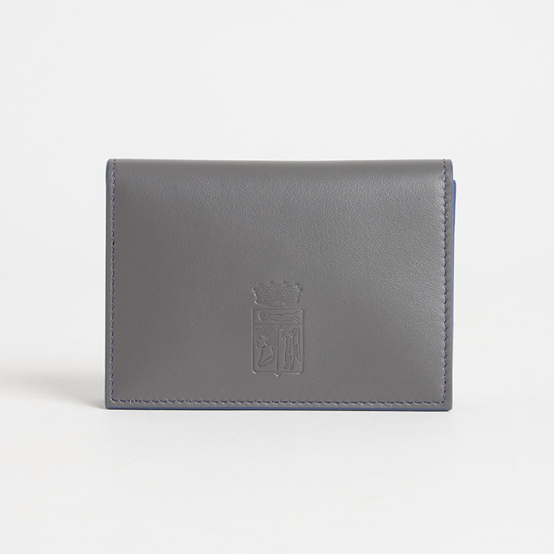 Blason Business Card Holder ブラゾン 名刺入れス ムースカーフ グリ
