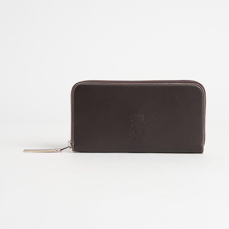 Blason Long Zip Wallet ブラゾン 長財布 スムースカーフ グロン