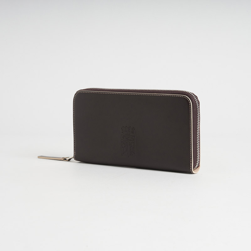 Blason Long Zip Wallet ブラゾン 長財布 スムースカーフ グロン