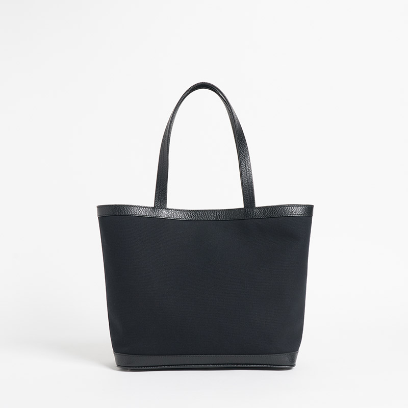 Canvas Tote キャンバストートS キャンバス×カーフ ブラック