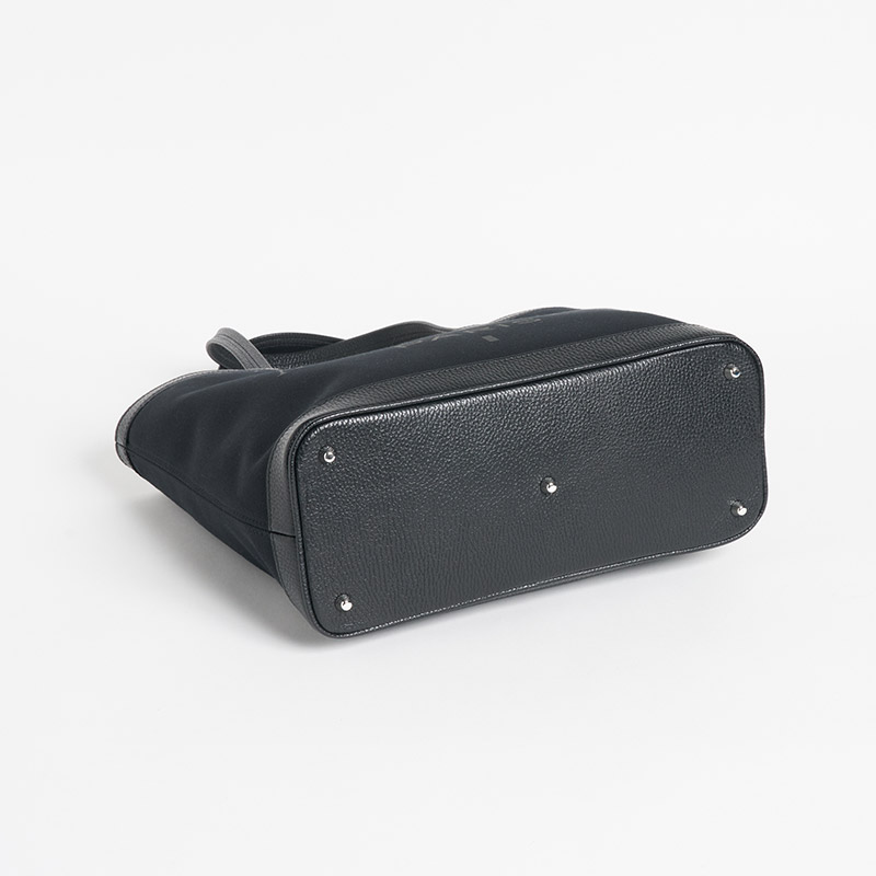 Canvas Tote キャンバストートS キャンバス×カーフ ブラック