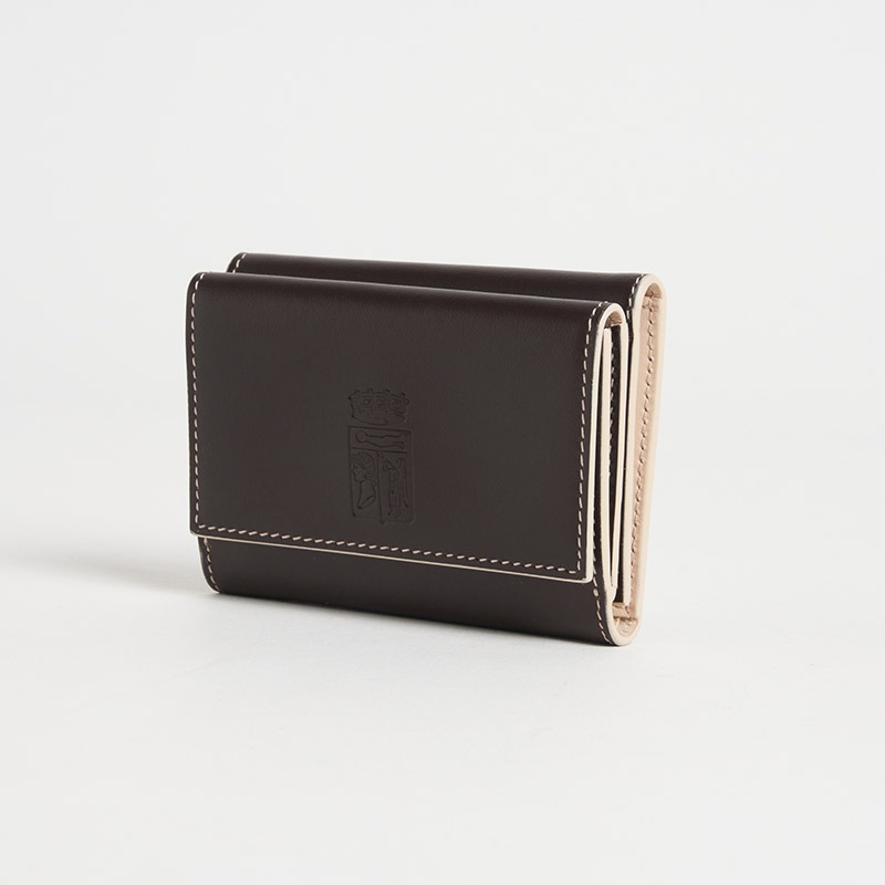 Blason Mini Wallet ブラゾン 3つ折りミニ財布 スムースカーフ グロン