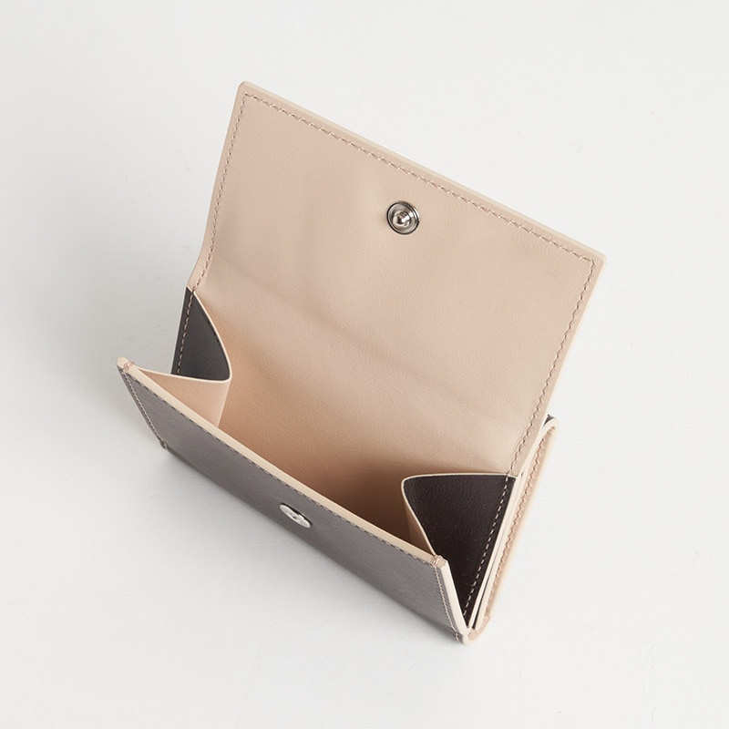 Blason Mini Wallet ブラゾン 3つ折りミニ財布 スムースカーフ グロン