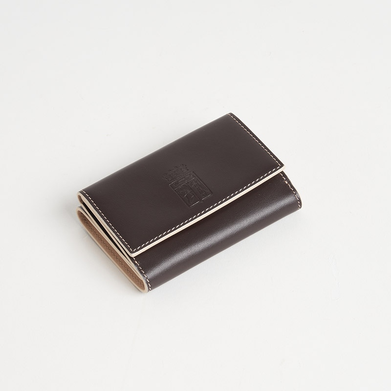 Blason Mini Wallet ブラゾン 3つ折りミニ財布 スムースカーフ グロン