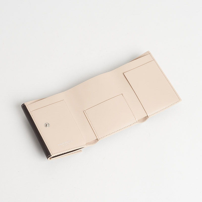 Blason Mini Wallet ブラゾン 3つ折りミニ財布 スムースカーフ グロン