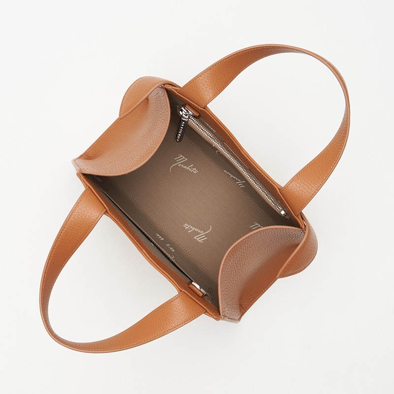 モラビト STELLA ステラ PM カーフレザー スエード ハンドバッグ