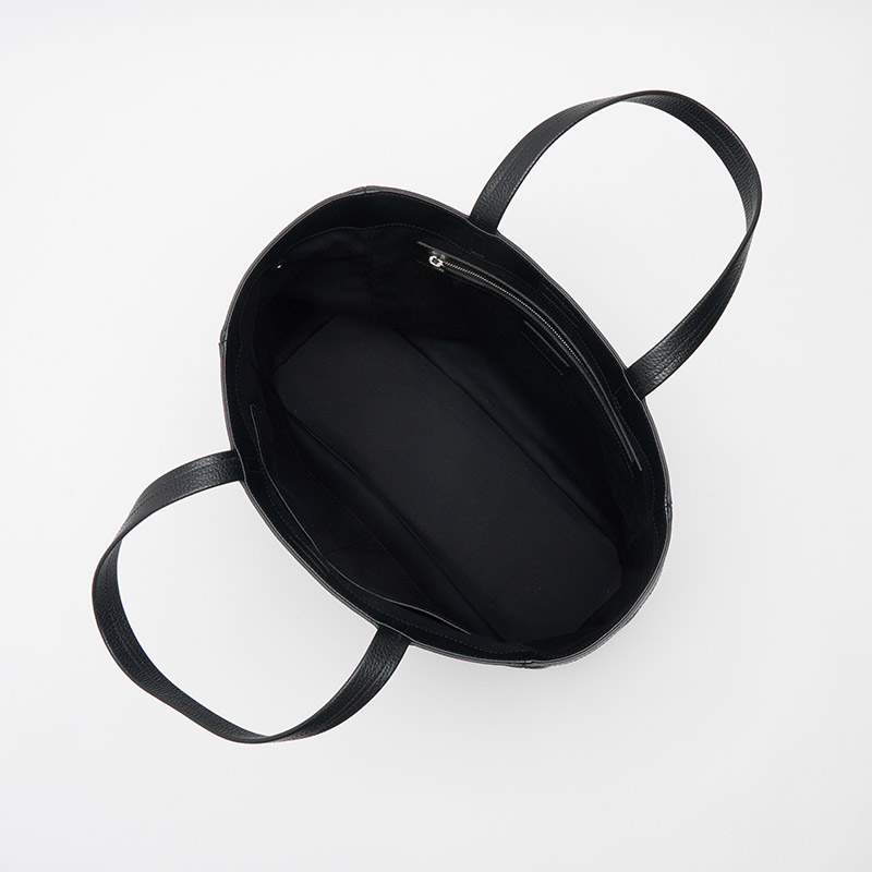 Canvas Tote キャンバストートL キャンバス×カーフ ブラック