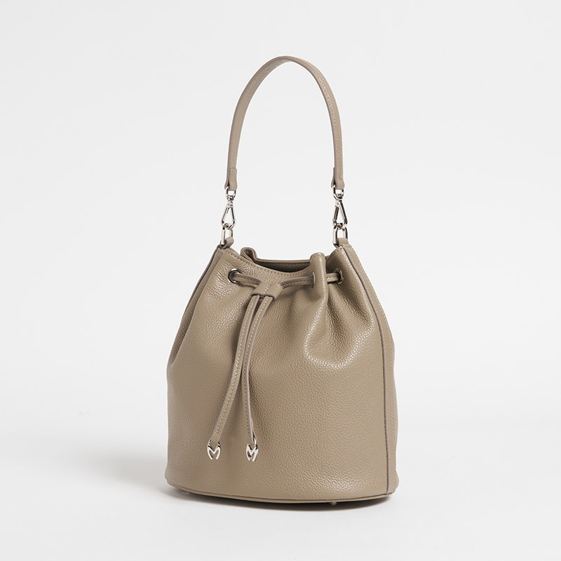 M Drawstring/Mドローストリング カーフ TAUPE