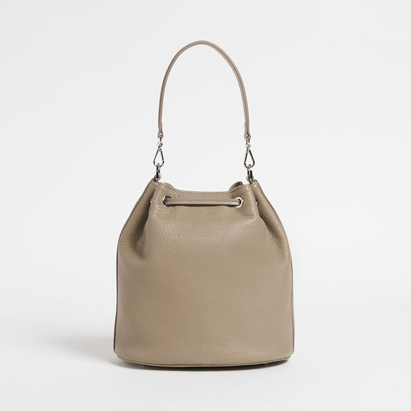 M Drawstring/Mドローストリング カーフ TAUPE