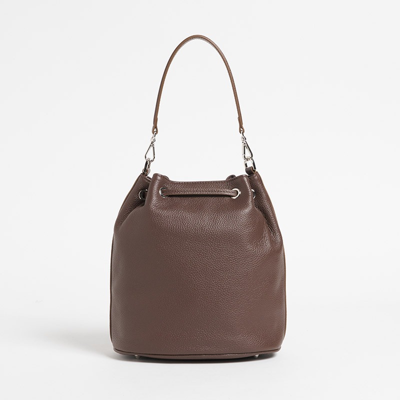 M Drawstring/Mドローストリング カーフ BROWN
