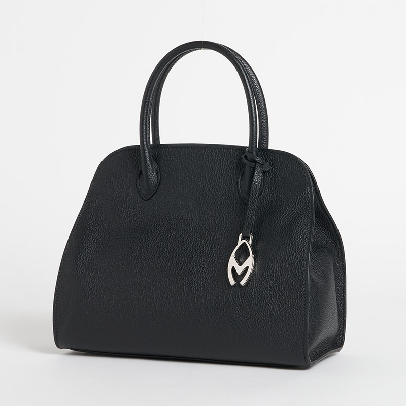 M Sac a main/Mサックアマン カーフ BLACK