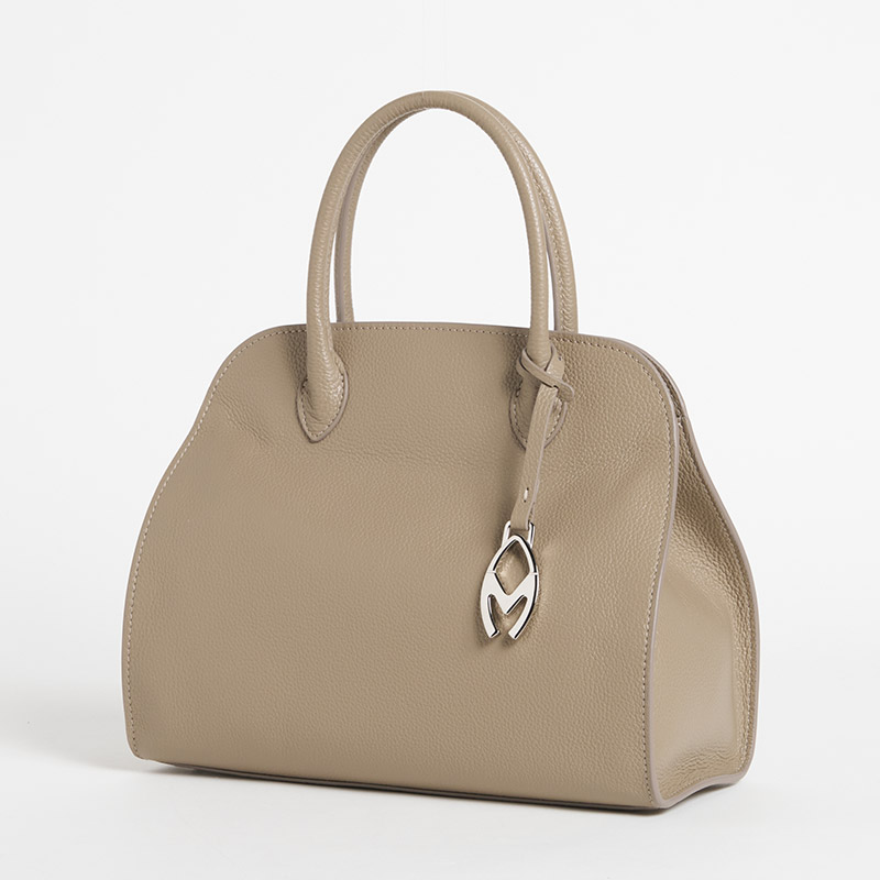 M Sac a main/Mサックアマン カーフ TAUPE