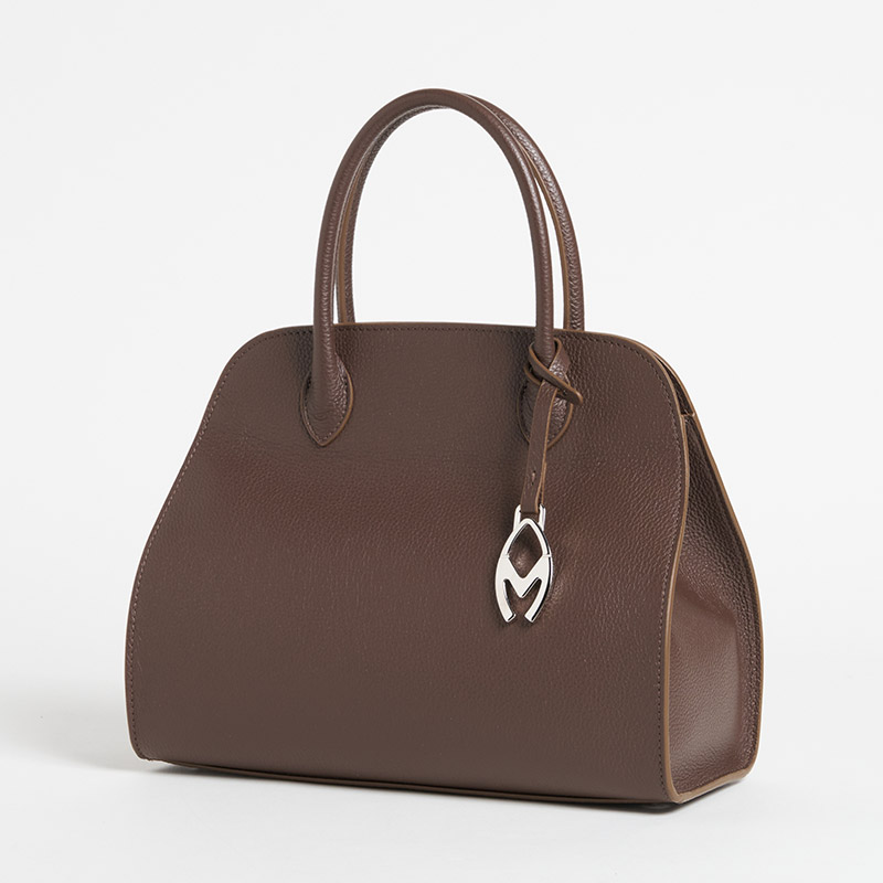M Sac a main/Mサックアマン カーフ BROWN