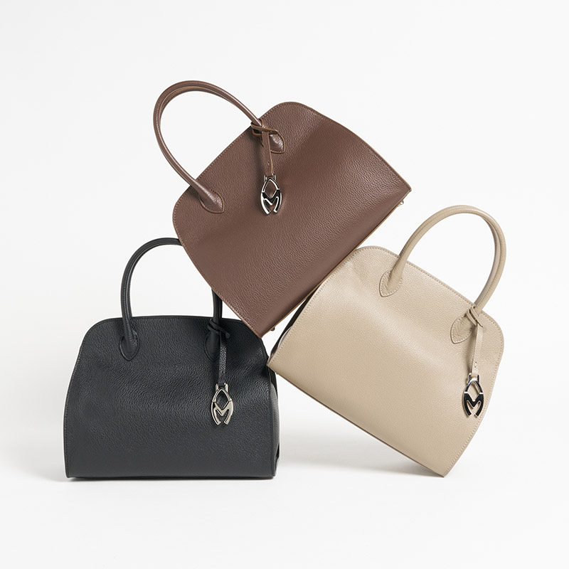 M Sac a main/Mサックアマン カーフ BROWN
